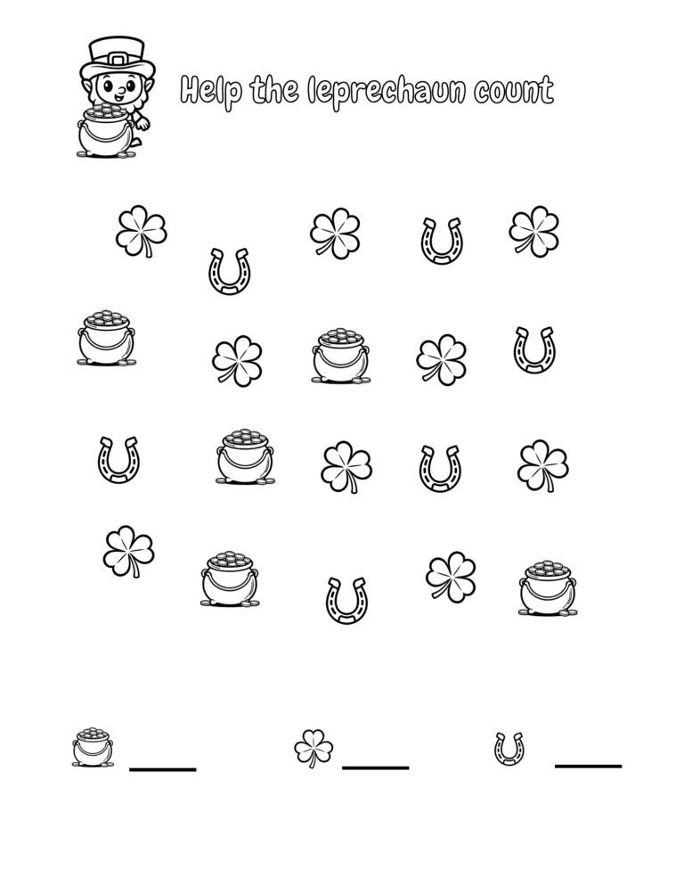Printable Spring I Spy activity for kids ages 3–8