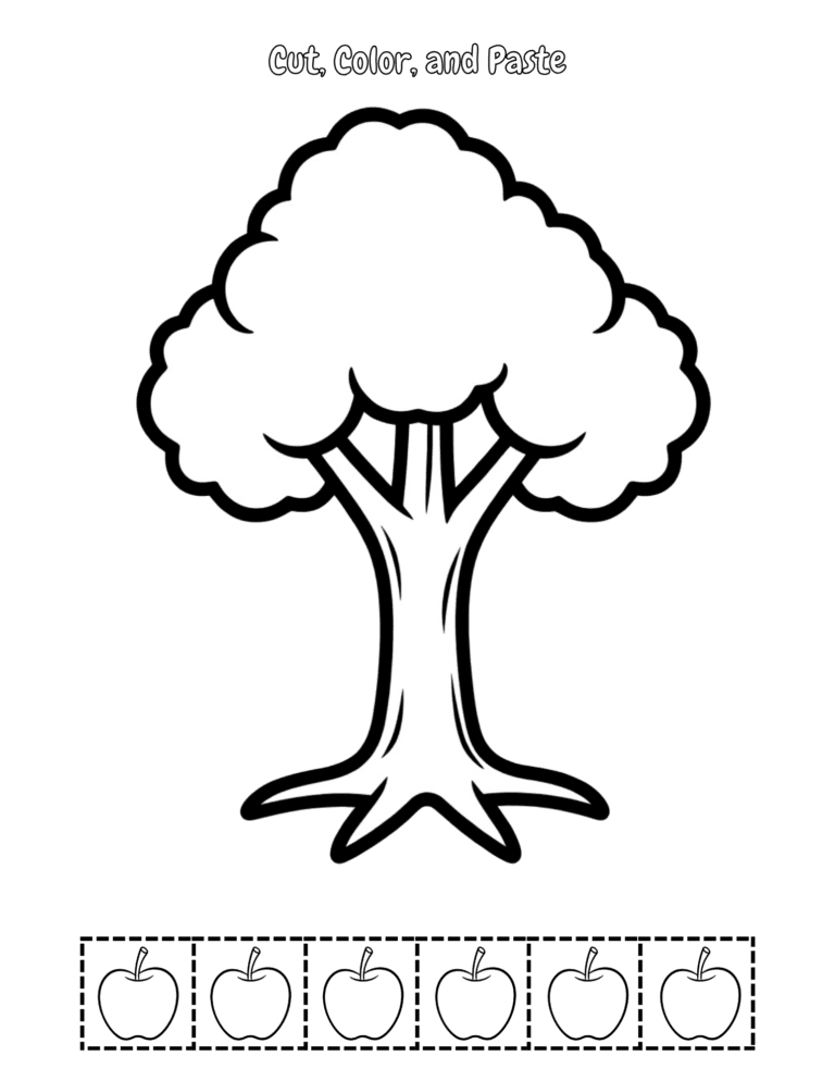 Printable Lamb coloring page for kids ages 3–8