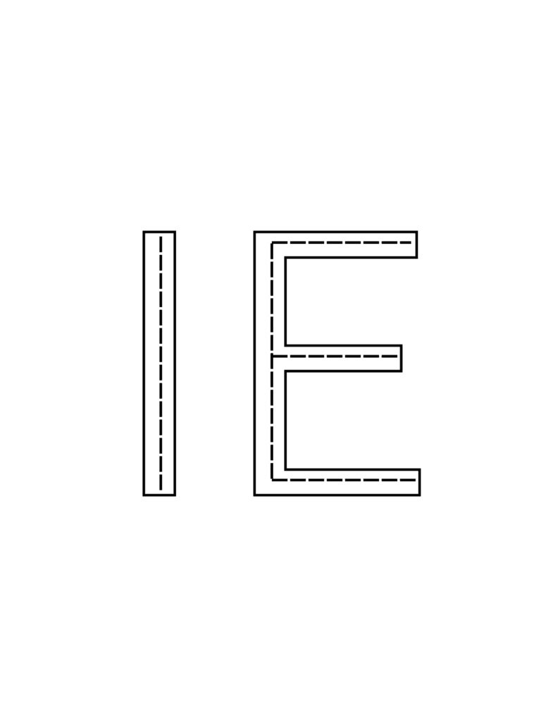 Printable Trace the name Evie part 2 activity for kids ages 3–8