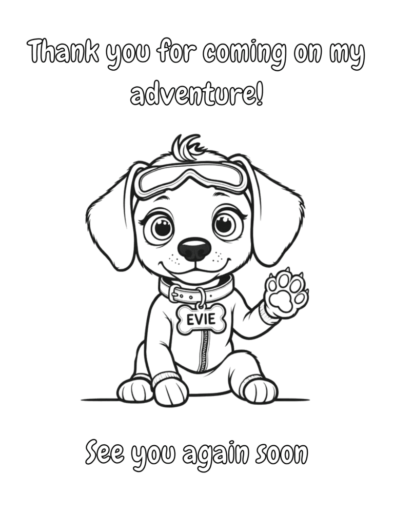 Printable Thank you see you again soon activity for kids ages 3–8