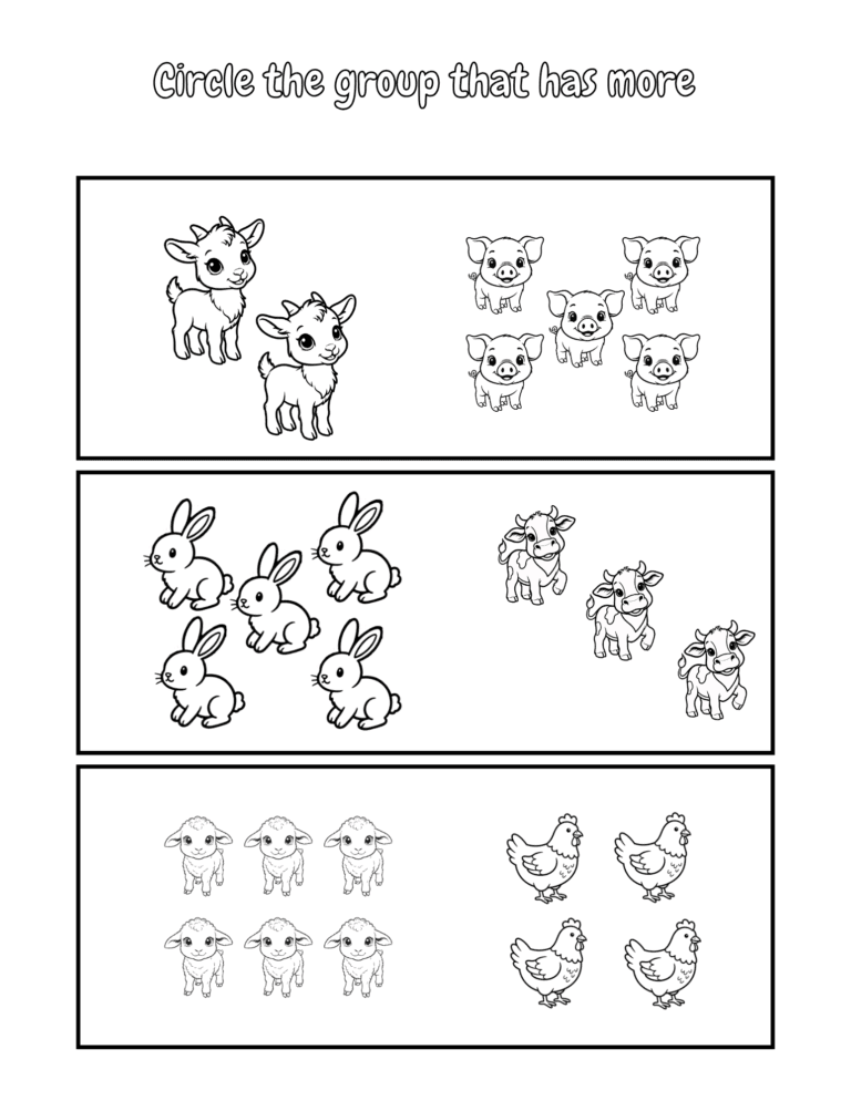 Printable Which group has more activity for kids ages 3–8